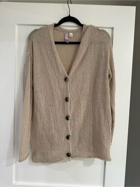 Ayla V-Neck Button Front Women's Sweater Cardigan
